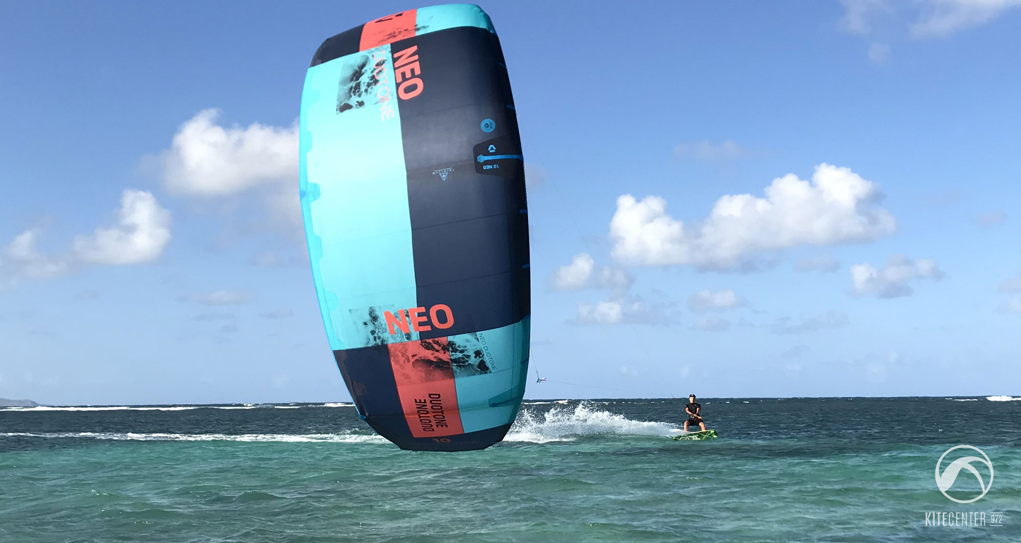 One foot Kitecenter 972 école de kitesurf en Martinique